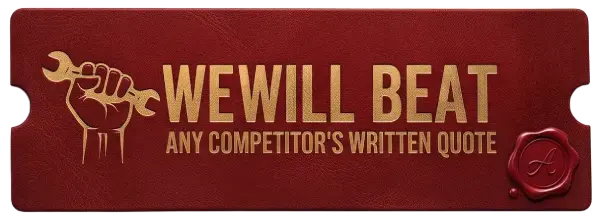 We will beat any competitor's written quote